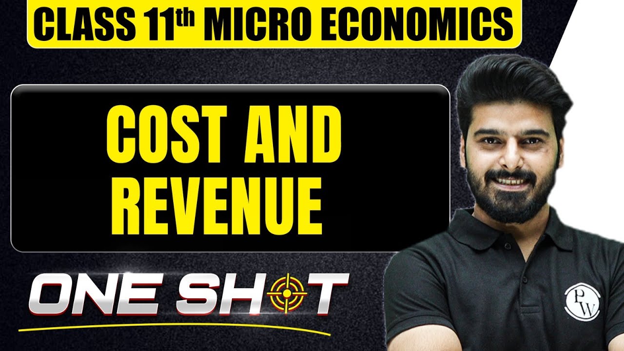 Cost and Revenue in One Shot🎯Class 11th Micro Economics