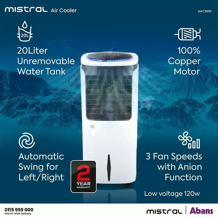 Mistral 20L - Evaporative Air Cooler