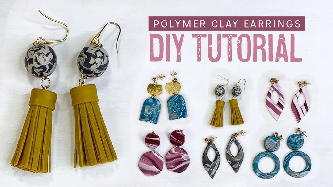 How to Make Polymer Clay Earrings • Maria Louise Design