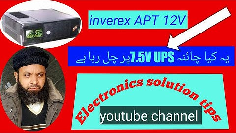 How to repair inverex APT 12v battery sence/Electronics solution tips