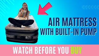 Sebor Twin Air Mattress with Built-in Pump – Perfect for Guests, Travel, and Camping! 🛏️✨