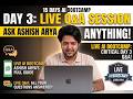 Day 3: Q&A, CRISP Framework | LIVE AI BOOTCAMP | Ashish Arya
