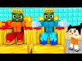 Monster School : Fire and Ice Baby Zombie x Squid Game Doll Battle - Minecraft Animation