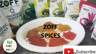 zoff spices unboxing &amp; review|is a pinch Enough?|use cred link in the description box to buy