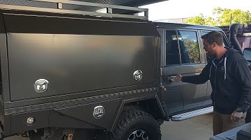 Dunn & Watson showing how power operated whale tail handle works