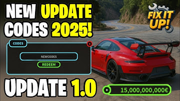 *NEW* ALL WORKING UPDATE 1.0 CODES FOR FIX IT UP 2025! ROBLOX FIX UT UP CODES