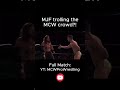 MJF Trolling the MCW Crowd at Shane Shamrock 2017 😂 #shorts