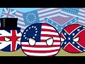 アメリカの歴史(誕生~南北戦争)【ポーランドボール】#ポーランドボール #polandball