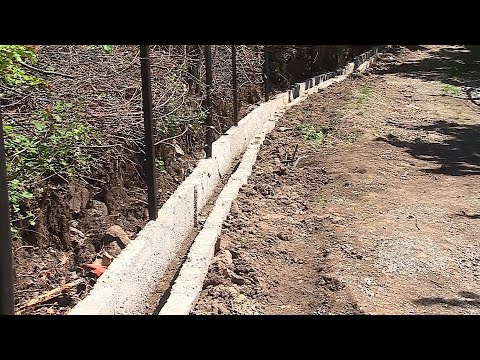 სანიაღვრე არხების მოწყობა