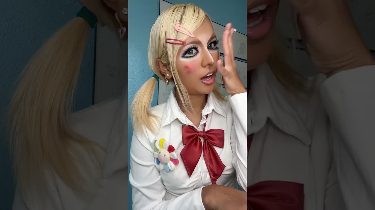 Kei-San from Dandadan Gyaru Makeup 