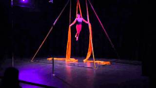 Transformation And Flight A Pole And Aerial Arts Showcase - Aerial Silks - Sara Greenberg