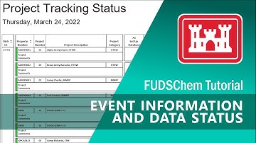 Quality Data - Event Information and Data Status   FUDSChem