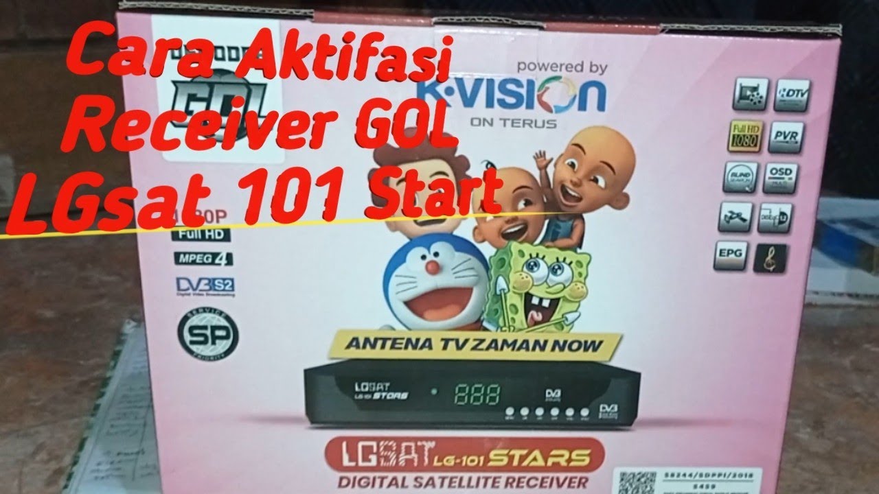 Cara aktifasi Receiver LGsat 101 rekomendasi Kvision Siaran Lengkap