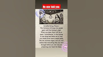🎯 Invisible String Theory 🧲#universe #shortvideo #trending #yt #ytshorts #shots #lawofattraction #yt