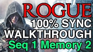 Ins Creed Rogue - 100% Sync Walkthrough Sequence 1 Memory 2 - Lessons And Revelations