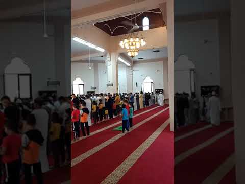 صلاه عيد الاضحى بشقق الاسكان من داخل المسجد  بدر  الروبيكي 842  عيد الاضحى 