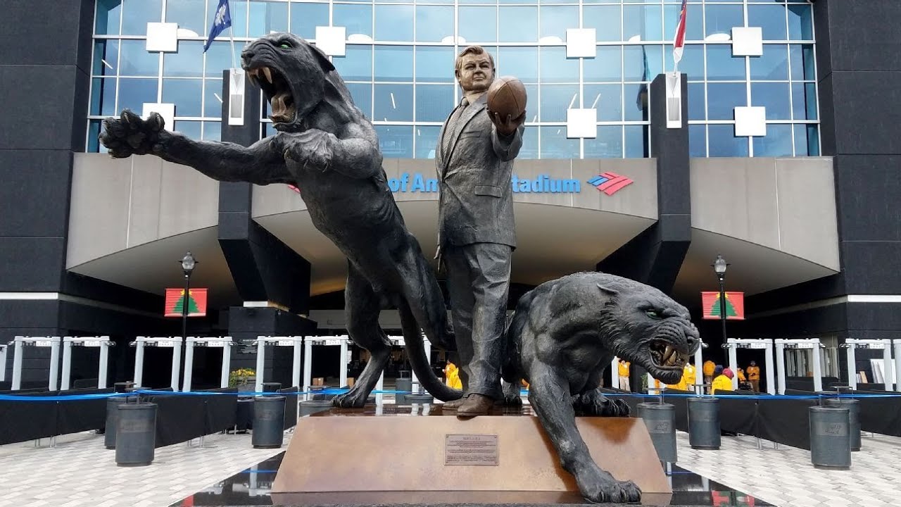 Panthers move Jerry Richardson statue from outside stadium as ...