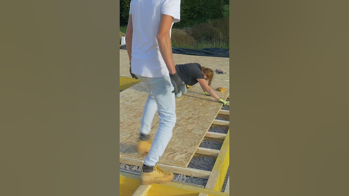 We built the wooden floor of our house with OSB slabs - RECAP.46 #self-construction