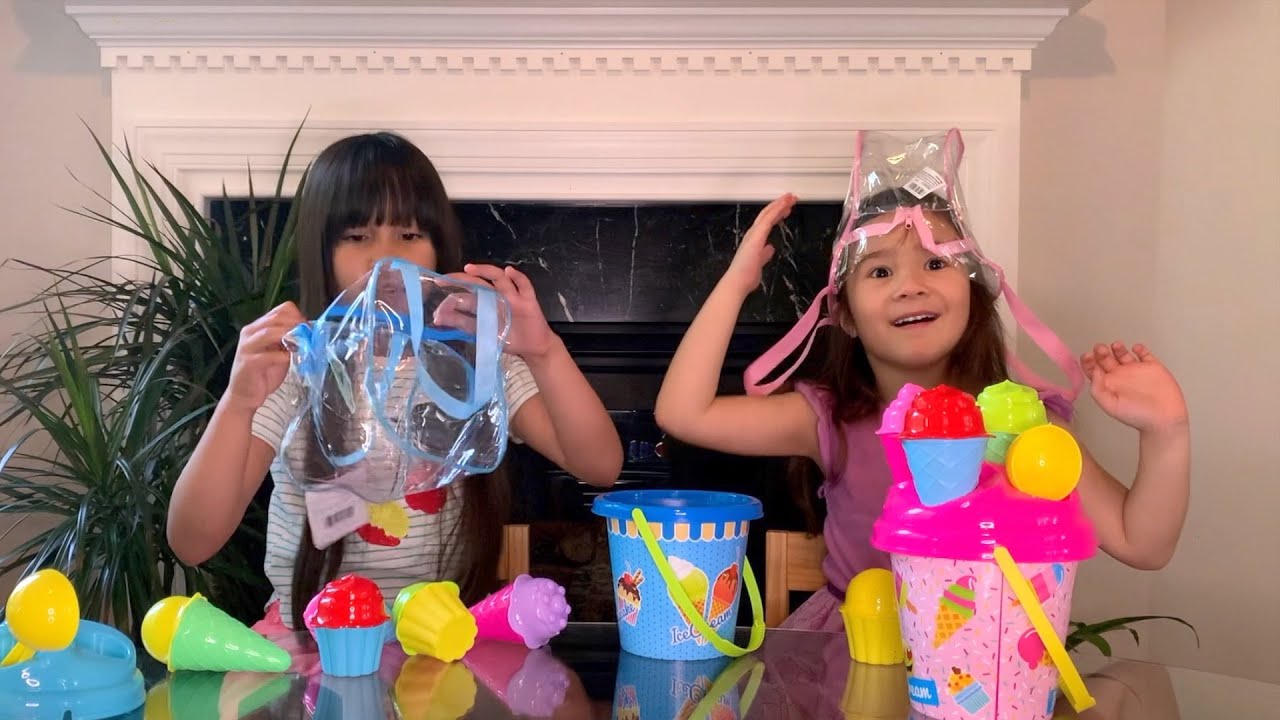 Bennol Beach Sand Toys, Pink and Blue