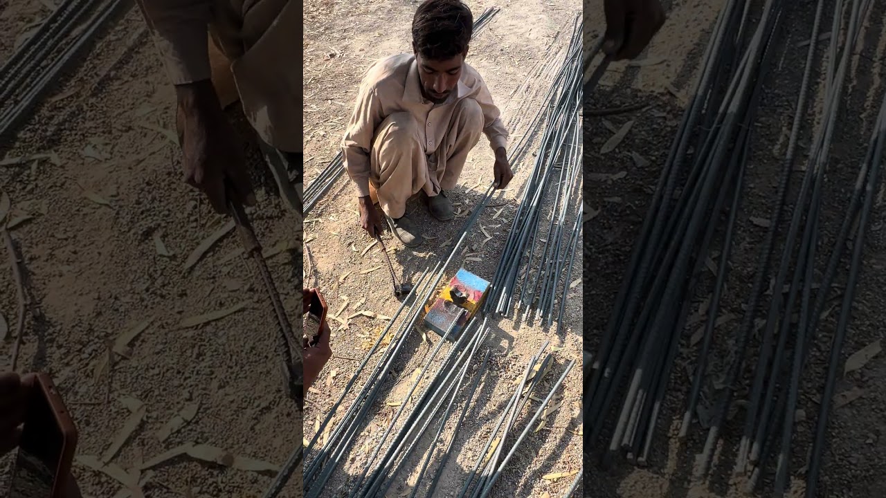 Oddly Satisfying Hammer Hits on Steel Rebars — You Won’t Believe This!