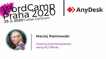 Creating Gutenberg blocks using ACF Blocks - WordCamp Praha 2020