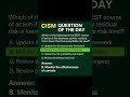 CISM Question of the Day | Preventing Unauthorized Software 🚫💻