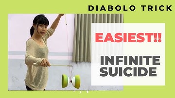 Diabolo trick, the easiest infinite suicide you can learn!