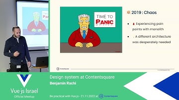 Vue.js Israel - Design system at Contentsquare - meetup - 21/11/2022 - Benjamin Rachi - Hebrew