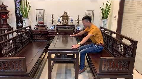 Bộ Ghế Trường Song Tiện - Gỗ Gụ Kiểu Xưa | Bàn Ghế | Tủ Rượu | Tủ Bày Đồ | Sập Gụ Tủ Chè | TRƯỜNG KỶ