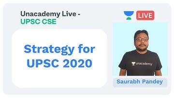 Civil Services Strategy for Absolute beginners for UPSC 2020 by Saurabh Pandey