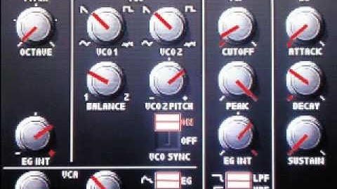 KORG DS-10 massive kick patch