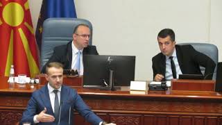 Stojanoski Mp Vmro-Dpmne Statement And Atmosphere Of Voting At Assembly After Political Changes