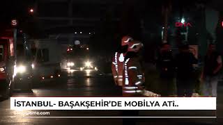 İstanbul- Başakşehir'de mobilya atölyesinde yangın