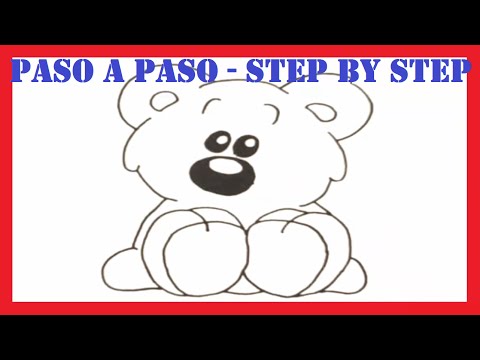 Como dibujar un Oso de Peluche l How to draw a Teddy Bear l Dibujos l Drawings
