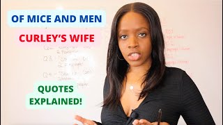 of mice and men curleys wife quotes