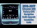 2015-2017 Chrysler 200 Factory GPS Navigation Radio Upgrade - Easy Plug & Play Install!