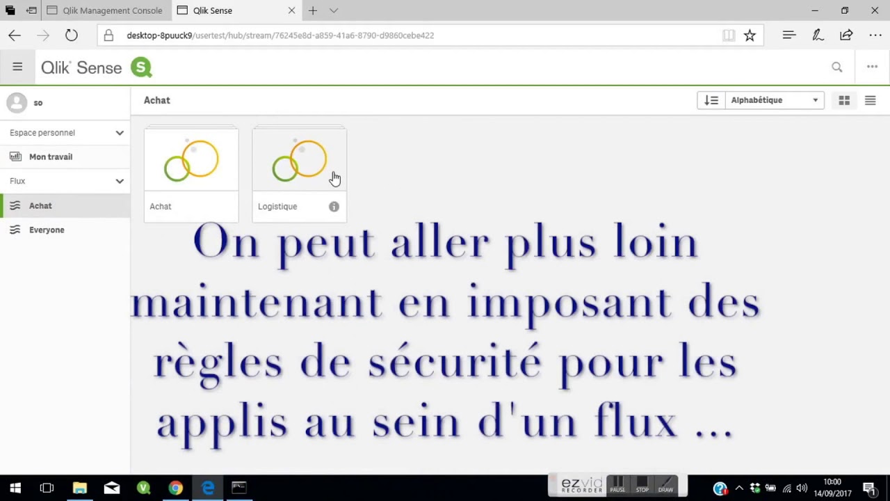qlik sense security rules qmc