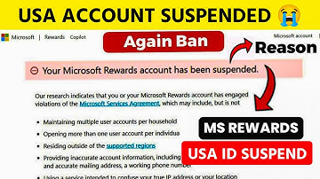 Microsoft Rewards Account Suspension Fixed 💡 | Real Trick Without VPN