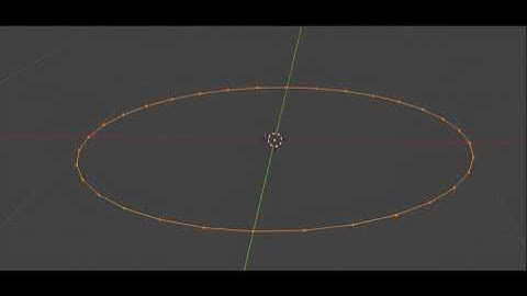 Extruding a circle in Blender