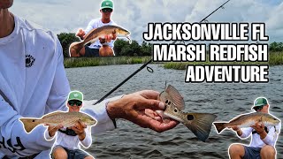 JACKSONVILLE FLORIDA MARSH REDFISH ADVENTURE | SHRED SHAKA FISHING | EPISODE 8