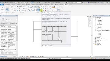 REVIT ARCHITECTURE 2018 LESSON-6 in TELUGU (How to use modify tool TRIM )