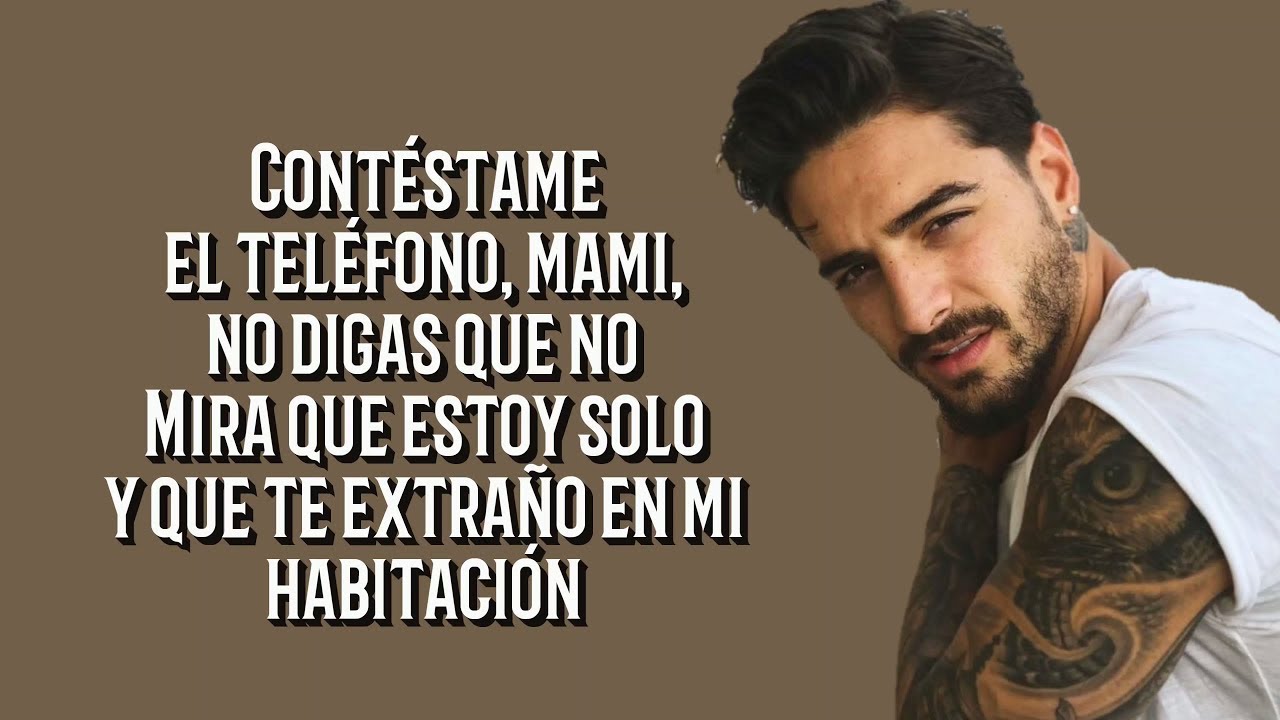 Me Enamore De Ti Maluma Letra
