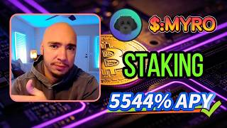 π₯ Real Data From Solana MYRO Staking β 5544% APY Model Explained