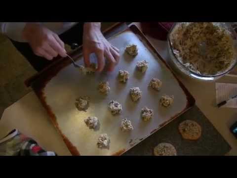 A homemade chocolate chip oatmeal cookie family recipe with Grandma Dodie