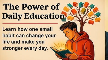 Educate Yourself Daily || Graded Reader Level 2 🔥 || Improve Your English Fluency Fast