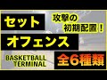【バスケ】セットオフェンス(攻撃の初期配置)6種を徹底解説! #バスケ #バスケ上達