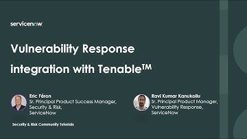 The new app Vulnerability Response integration with Tenable(TM) built by ServiceNow