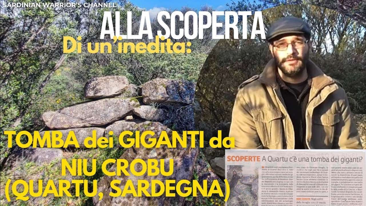 La scoperta della Tomba dei Giganti di Niu Crobu (Quartu S. Elena)