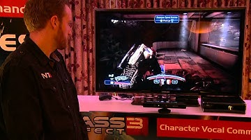 Mass Effect 3 Kinect Demo Gameplay