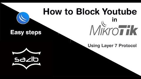 How to Block YouTube in Mikrotik Router | Easy | Allow specific IP to access YouTube | New video